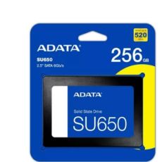Disco Solido Ssd Adata 256gb Su650 520/450mbps 3d Nand 2.5 Color Negro