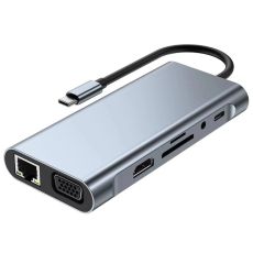 HUB 11 EN 1 TYPE C A HDMI+SD+MICRO 